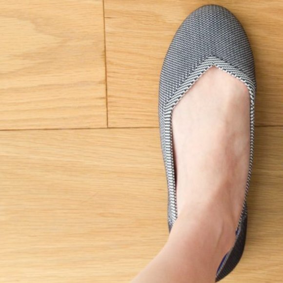 Rothy's Gray Rounded-Toe‎ Flats Womens Size 9.5 Slip On Shoes - Picture 2 of 7